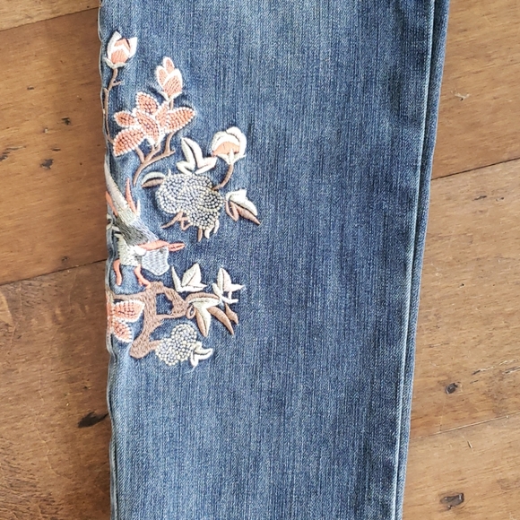 Soft Surroundings Embroidered Jeans - Picture 2 of 8